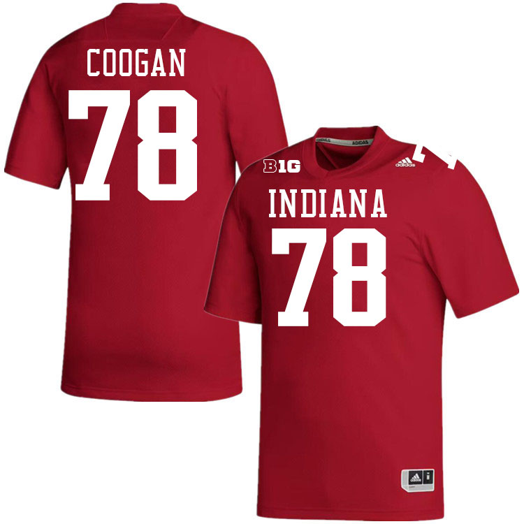 Pat Coogan Indiana Jerssey,Indiana University Hooisers Football Jersey,Uniforms-Crimson